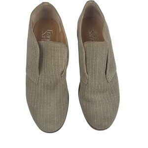 Franco Sarto Women's  Pieta Woven Suede Slip-on Shoes Sz 8M
